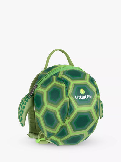 Toddler Turtle Backpack with Safety Harness, Green