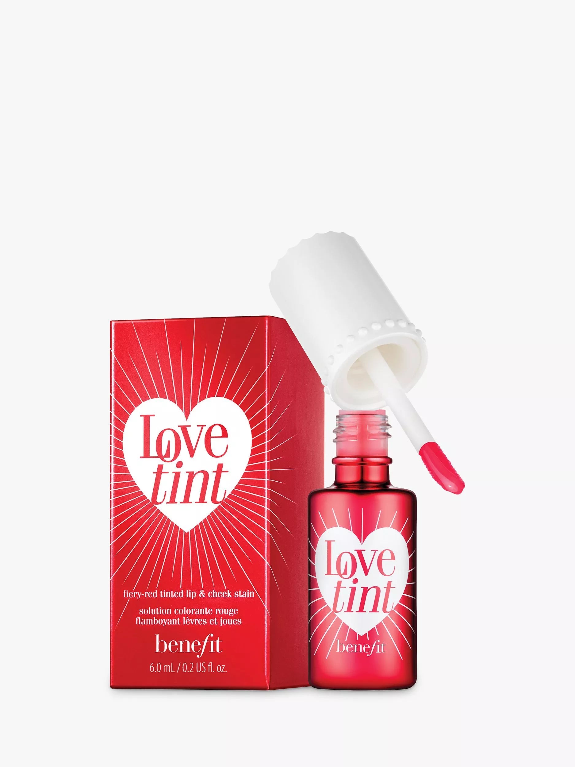 Benefit Lovetint Tinted Lip & Cheek Stain, Fiery Red - McGrocer