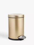 John Lewis Soft Close Bathroom Pedal Bin, 3L - McGrocer