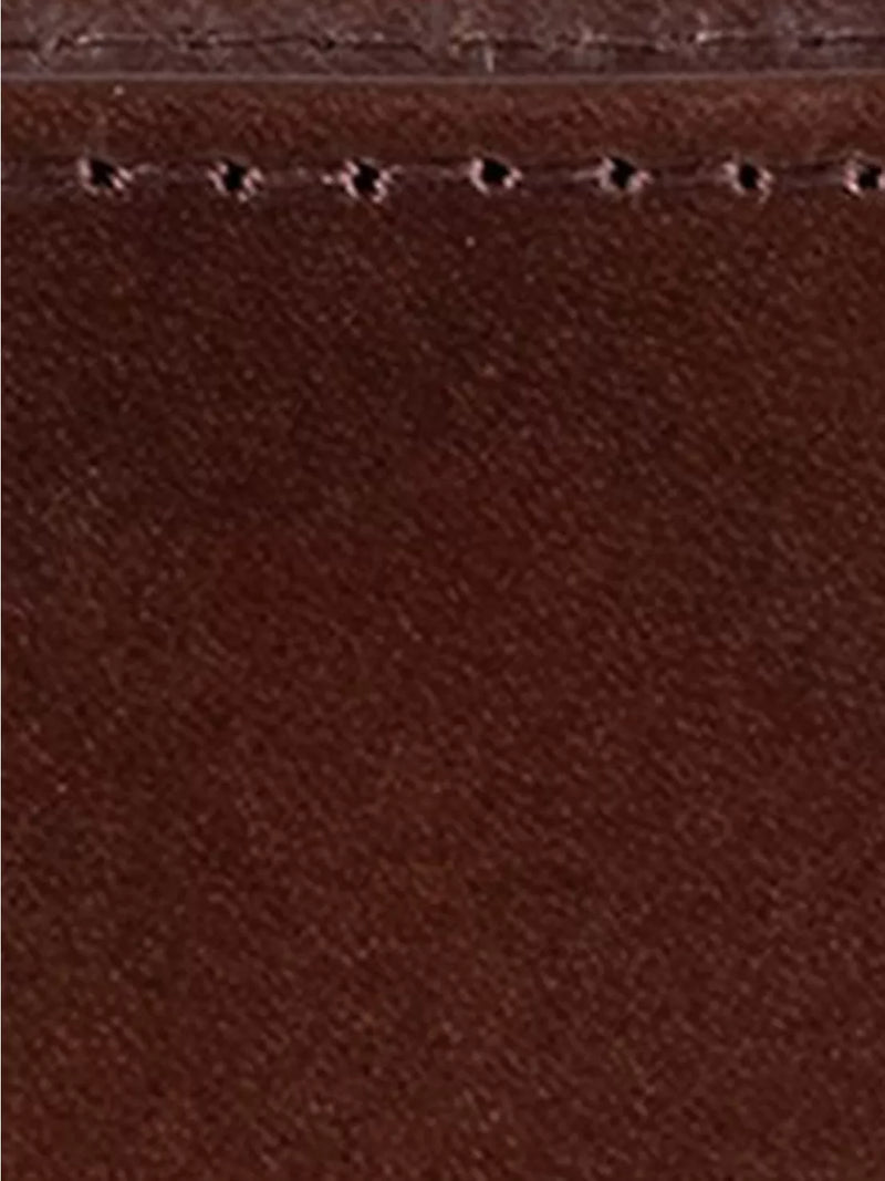 John Lewis Vegetable Tanned Leather Card Coin Flip Wallet