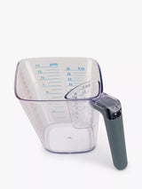 Angled Measuring Jug Set of 2 with 1L and 50ml for Compact Storage