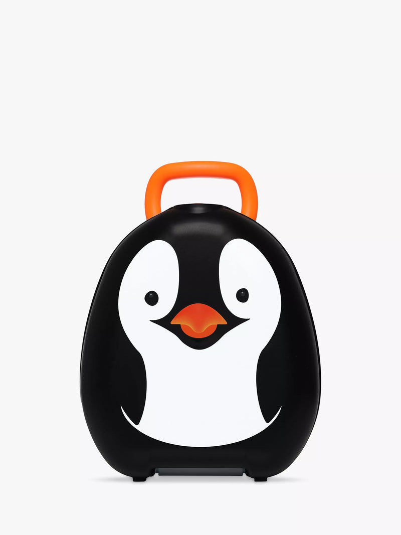My Carry Potty penguin travel potty, imported from the UK