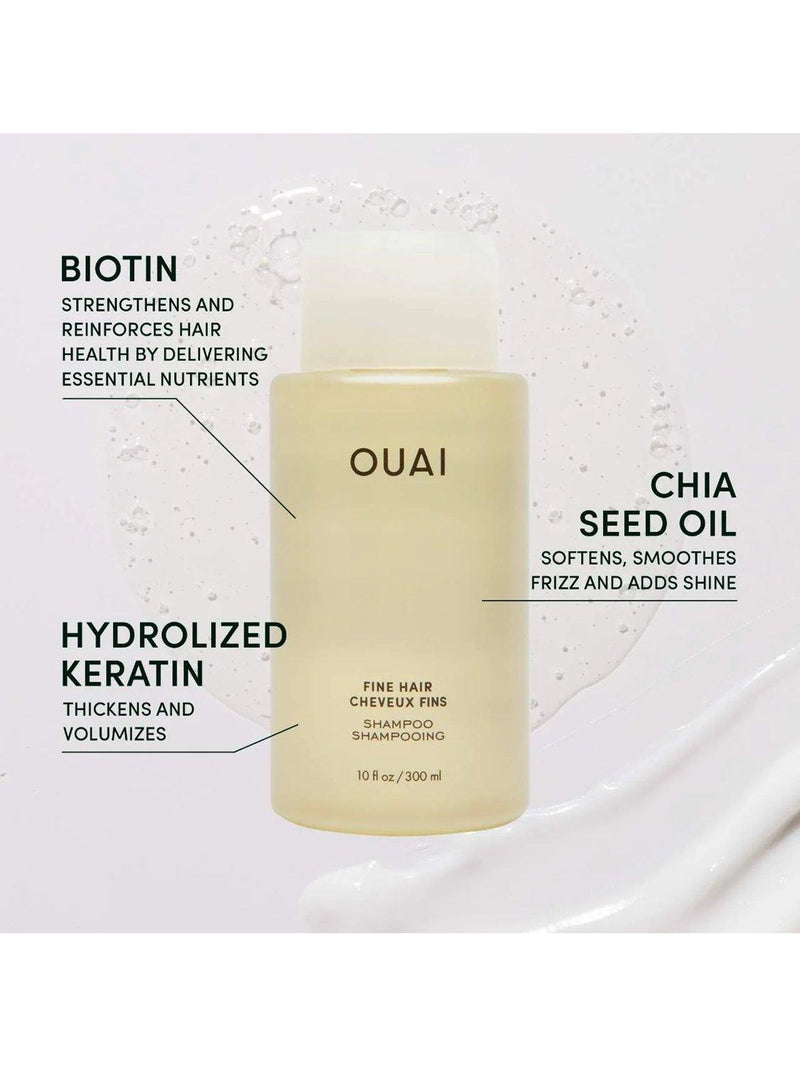 OUAI Fine Hair Shampoo Refill 946ml, imported from the UK