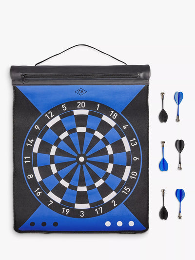 Gentlemen's Hardware Roll-Up Magnetic Dartboard Game