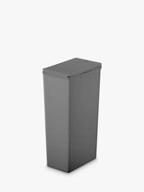 EKO Morandi Rectangular Touch Bin Grey Waste Bin 40L