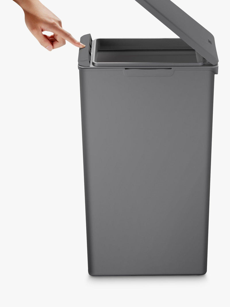 EKO Morandi Grey Touch Bin 40L - British product