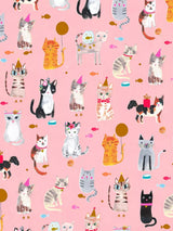 Paper Salad Party Cats Wrapping Paper 4m