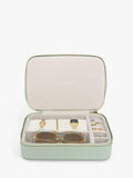 Stackers Jewellery Travel Case in sage green (British brand)