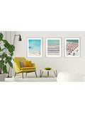 Brookpace Lascelles Beach Brella 1 framed photographic print 56x66cm - British product