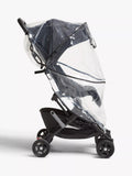 John Lewis universal pushchair raincover in clear, UK version