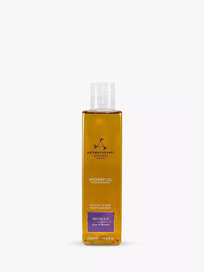 Muscle Relief Shower Oil with Rosemary, Ginger, and Black Pepper 250ml