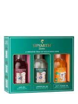 Sipsmith Mini Gin Trio with London Dry, Zesty Orange and Lemon Drizzle 3x 5cl