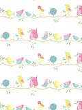 Harlequin woodland owl design wallpaper, UK version