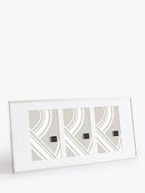 John Lewis Daya Multi-aperture Photo Frame Silver Plated 4 x 6 (10 x 15cm)