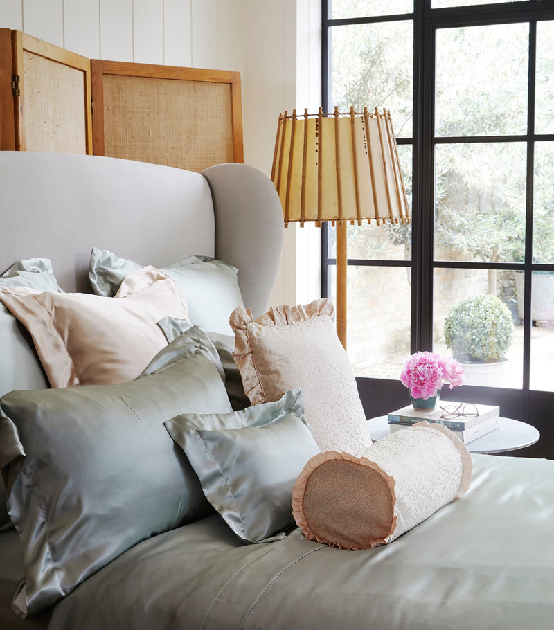 Gingerlily Silk Square Oxford Pillowcase 65cm x 65cm - British product
