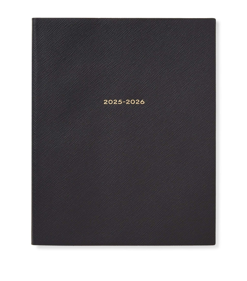 Leather Weekly Planner with Gilt-Edged Pages 19.5cm x 14cm