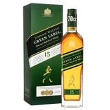 Johnnie Walker Green Label blended malt Scotch whisky 70cl, UK version
