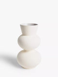 John Lewis Totem Earthenware Vase Natural H33cm (British brand)