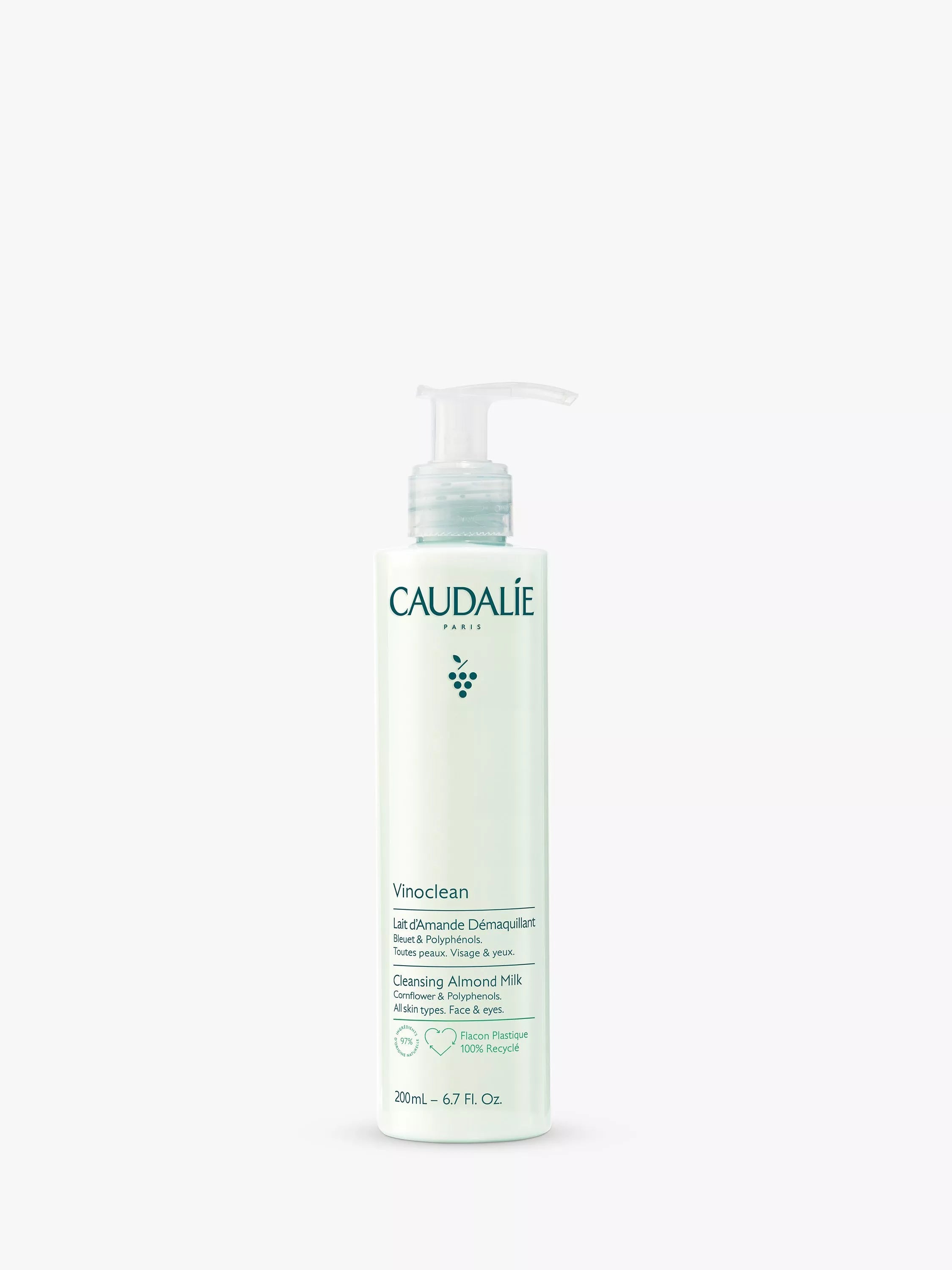 Caudalie Vinoclean Cleansing Almond Milk, 200ml - McGrocer