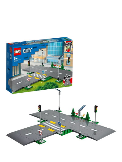 LEGO City 60304 Road Plates Building Set 112 Pieces