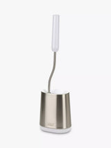 Flexible D-Shaped Head Toilet Brush, Stainless Steel Lite Version