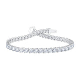 Diamond Tennis Bracelet White Gold 6.00ctw
