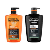 Men's Carbon and Hydra Energetic Shower Gel Twin Pack, 2 Litres Each