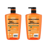 Men's Hydrating 3-in-1 Shower Gel with Taurine, 2-Pack 1L