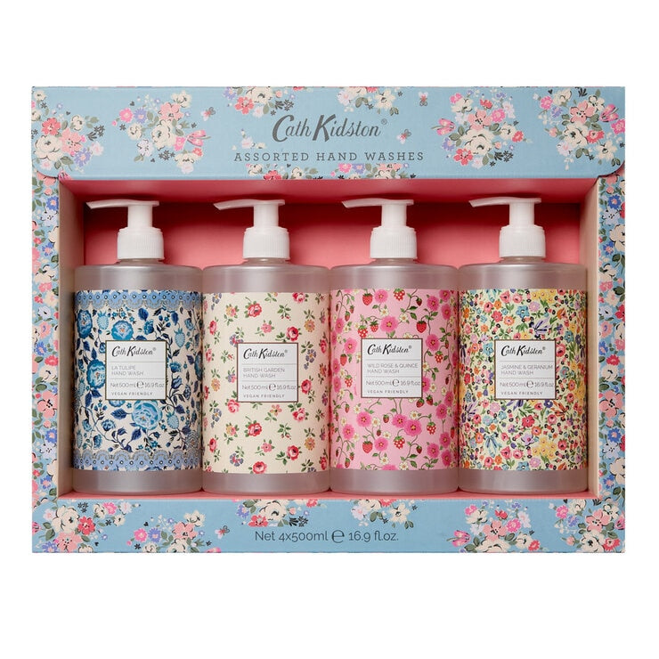 Cath Kidston Hand Wash Set 4 x 500ml - British product