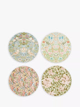 Morris & Co. Spode Porcelain Cake Plates Set of 4 21.5cm Multi