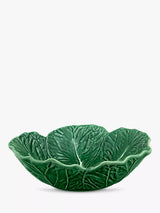 Bordallo Pinheiro Cabbage Earthenware Serving Bowl Green 29cm