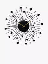 Metal Analogue Quartz Wall Clock, 50cm
