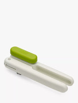 Multi-Function Can Opener with Ring-Pull Lifter and Bottle Cap Opener in White and Lime Green
