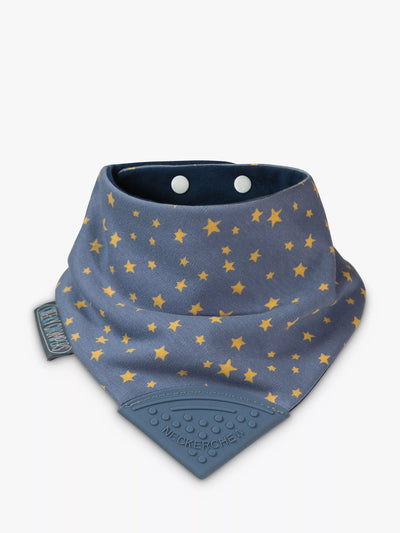 Cheeky Chompers Tannfrembrudd Driv Bib Midnight Stars Baby Bib