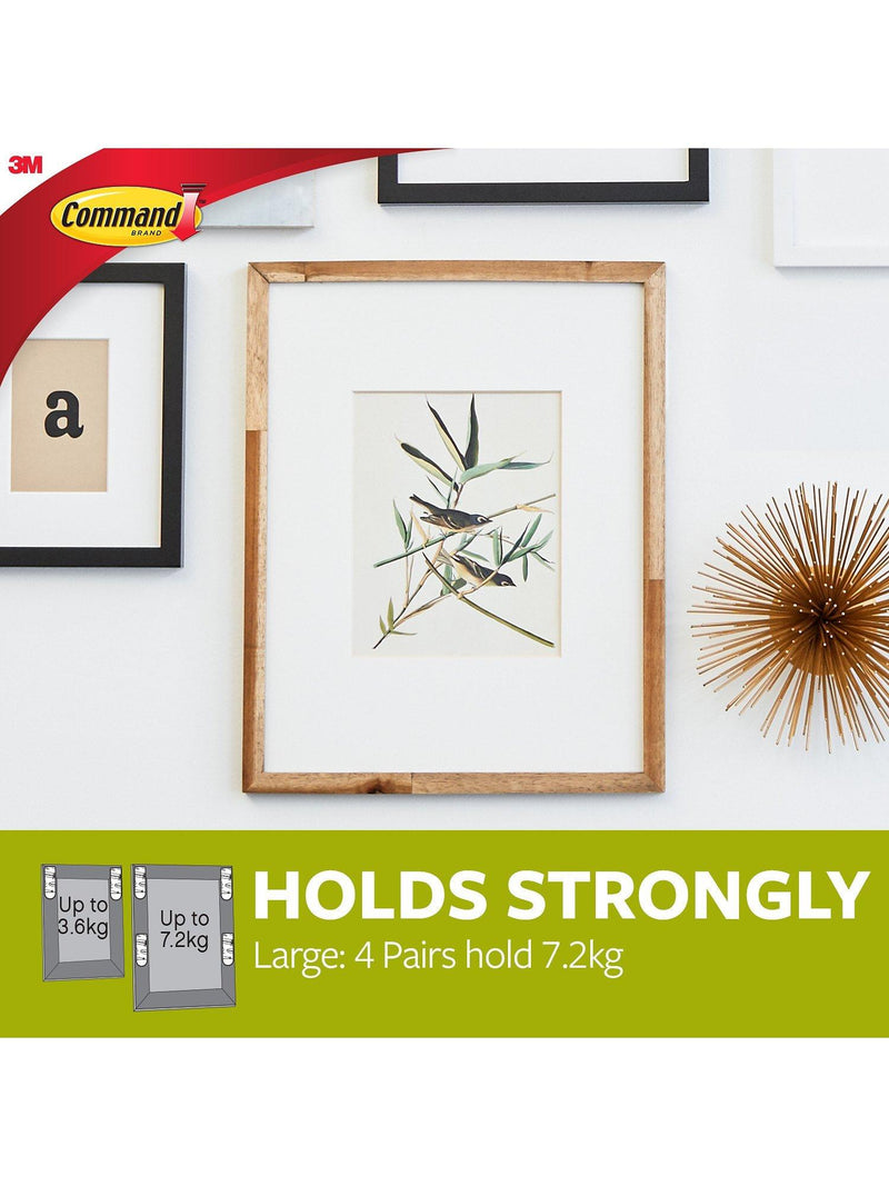 Command large picture hanging strips kit 3 pictures - British product