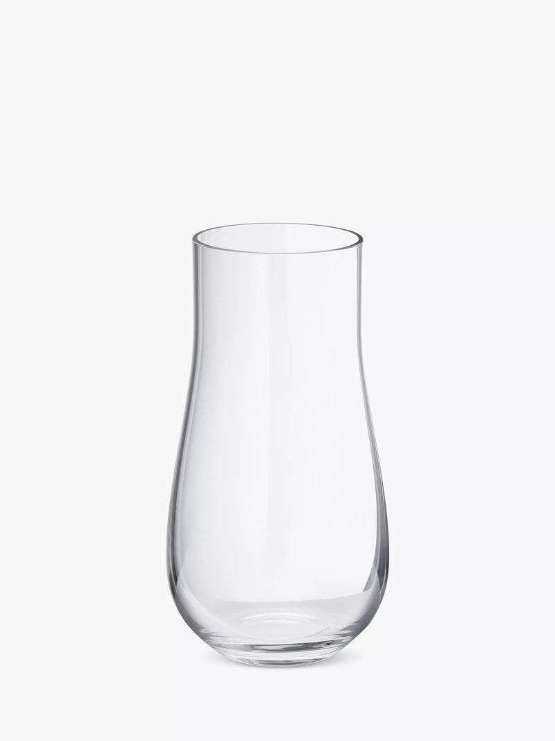 Georg Jensen lead-free crystal tall tumbler set of 6, 450ml clear - British product