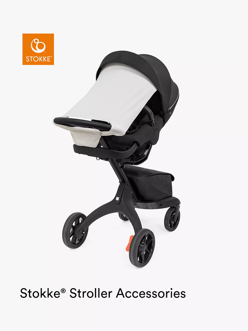 Stokke Xplory X stroller sunshade in grey (British brand)