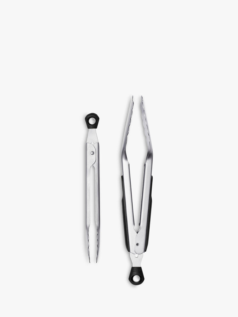 OXO Good Grips tongs Silver/Black set of two, imported from the UK
