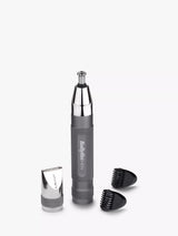 BaByliss Super-X Metal Series Nose, Ear & Eyebrow Trimmer Grey