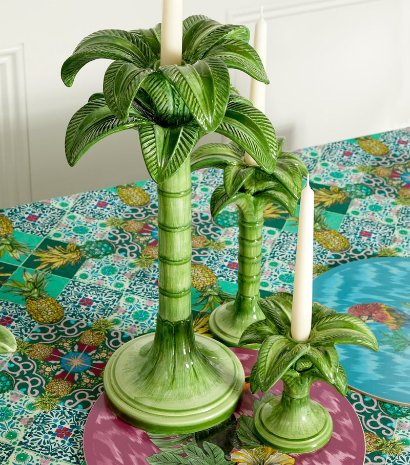 Les-Ottomans Palm Tree candlestick holder 35cm, UK version