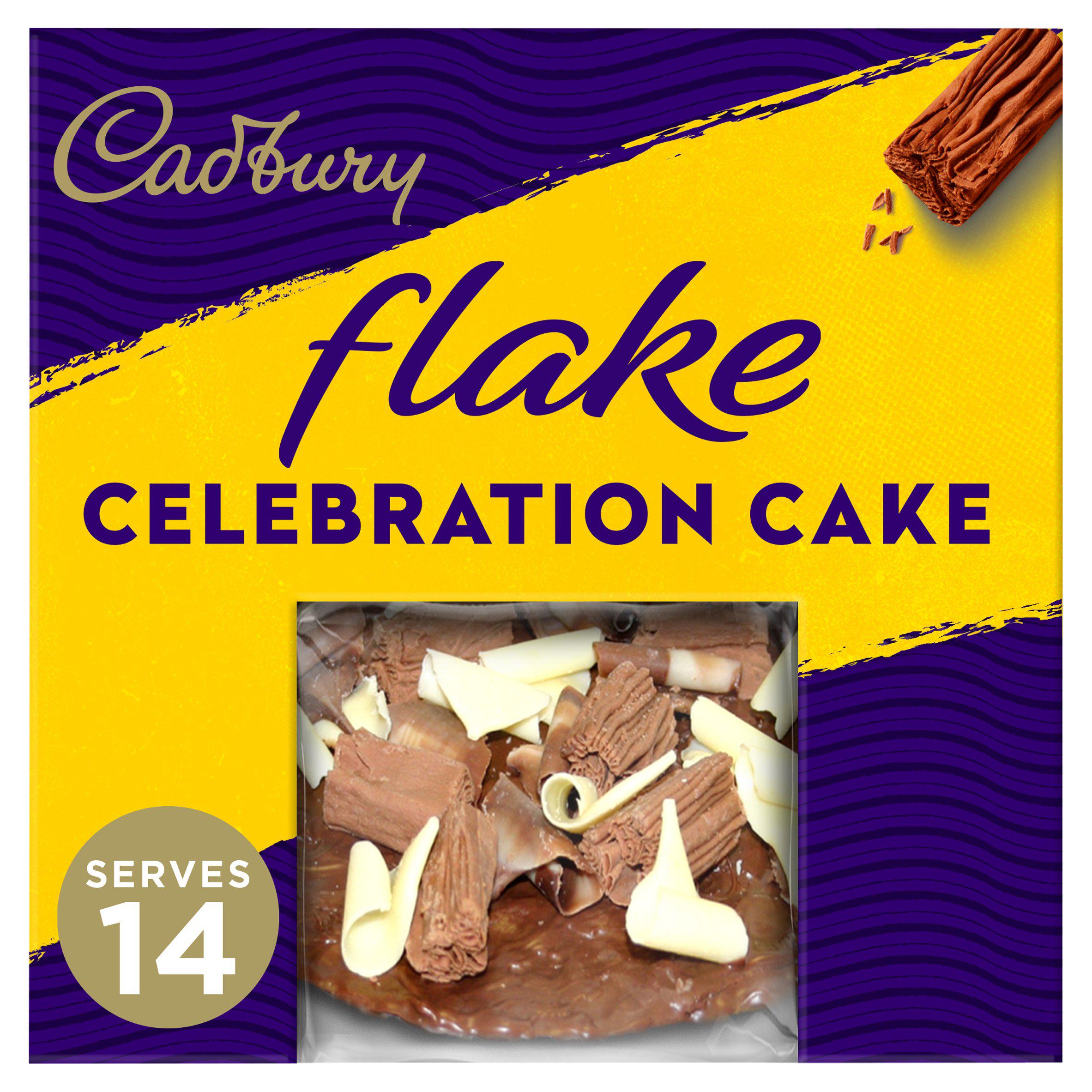 Cadbury Birthday Celebration Flake Chcocolate Cake 960g (Serves 14) - McGrocer