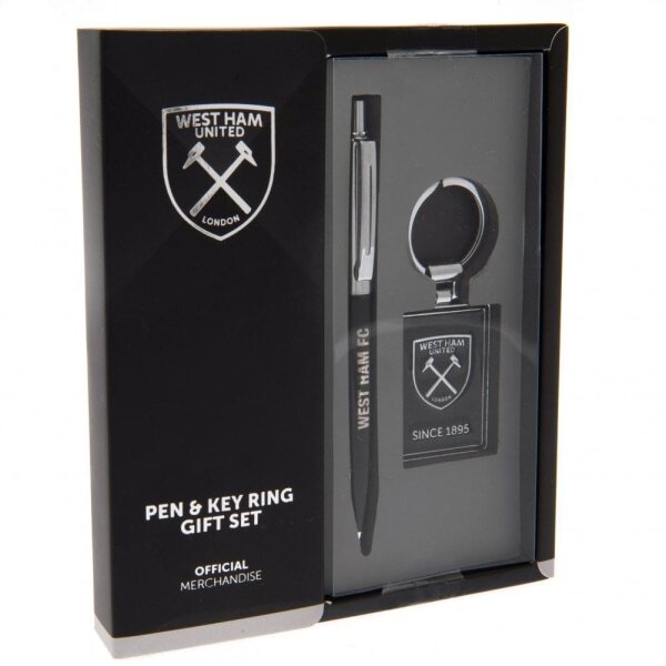 West Ham United FC Pen and Keyring Set GOODS Superdrug