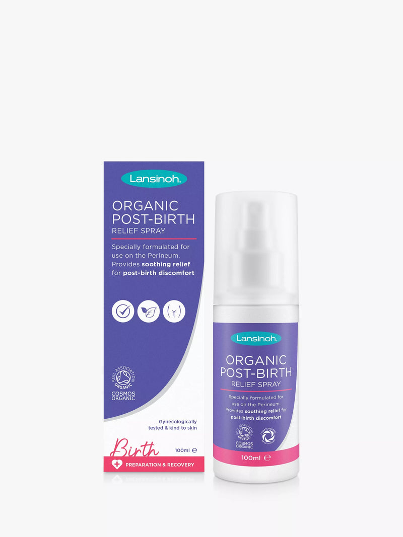 Lansinoh Organic Post Birth Relief Spray 100ml, UK version
