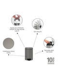 Brabantia pedal bin with removable inner bucket, 3 litre - British product