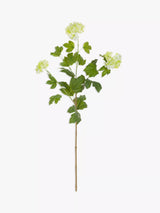 Floralsilk Artificial Viburnum Spray Cream Green Flower Stem