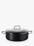 Le Creuset toughened non-stick sauteuse pan with glass lid 28cm, UK version