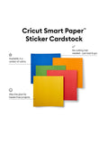 Cricut Smart Paper Sticker Cardstock pack of 10 13x13 inches - British product