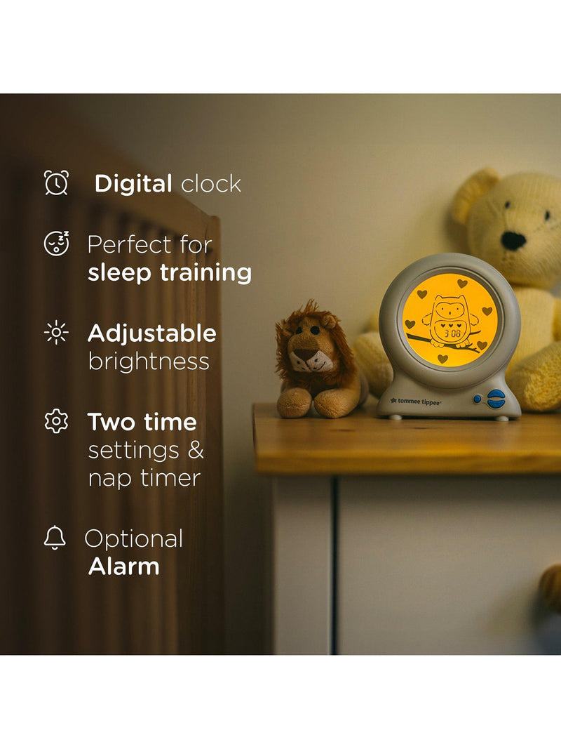 Tommee Tippee sleep trainer clock with night light for children (British brand)