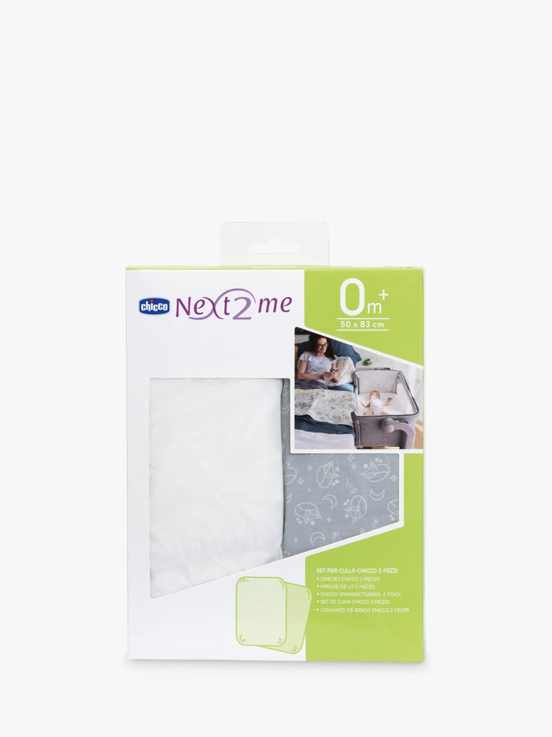 Chicco Next2Me crib fox bedding set grey - British product