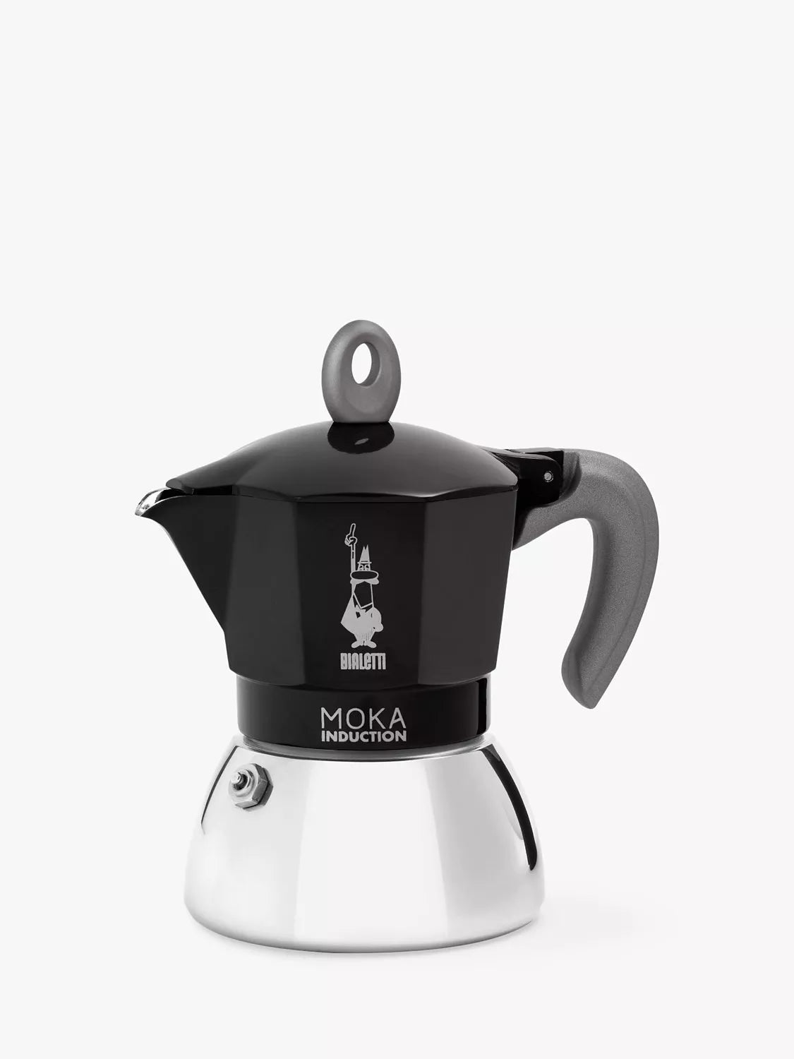 Bialetti Moka Induction Stove-top Espresso Coffee Maker, Black - McGrocer